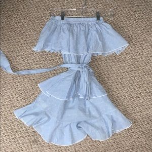 Top shop pin stripe dress